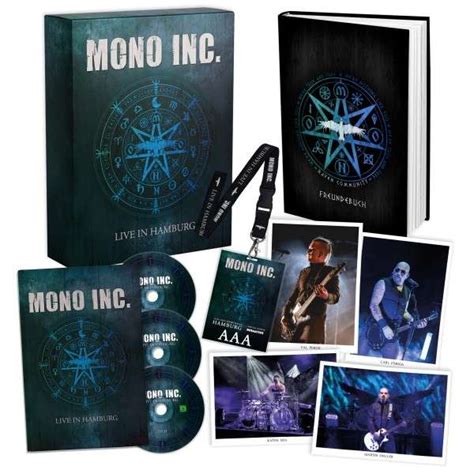 Mono Inc Live In Hamburg Fanbox 2 CDs 1 DVD 1 Merchandise Und 1