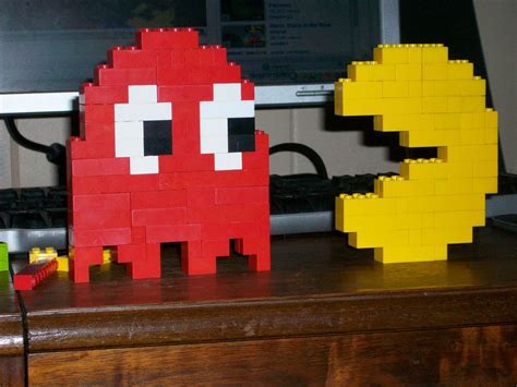 Lego Ghost & Pacman | Lego projects, Lego activities, Lego diy