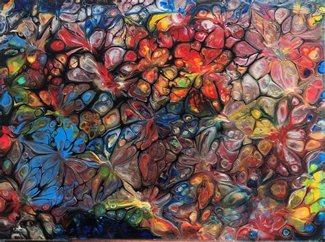 Psychedelic Flower Power Available Now At The Art Hive Collective