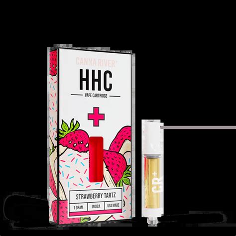 Canna River Hhc Cartridge 1g X 2 Pcs Strawberry Tartz