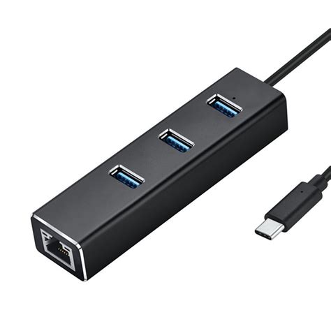 Type C 3 0HUB Gigabit Hub 3 Poorten Usb 3 0 Giga Grandado