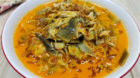 Resep Gulai Jantung Pisang Beserta Cara Mengolahnya Agar Tidak Hitam