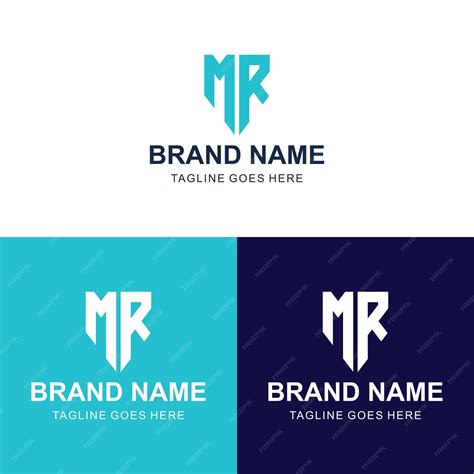 Premium Vector Vector Creative Letter Design Mr Monogram Logo