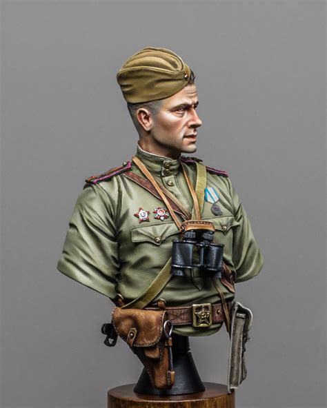 Soviet Infantry Officer By Aleksander Anashkin · Puttyandpaint