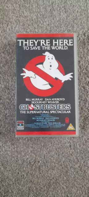 Ghostbusters Bill Murray Dan Aykroyd Pal Vhs Video Tape