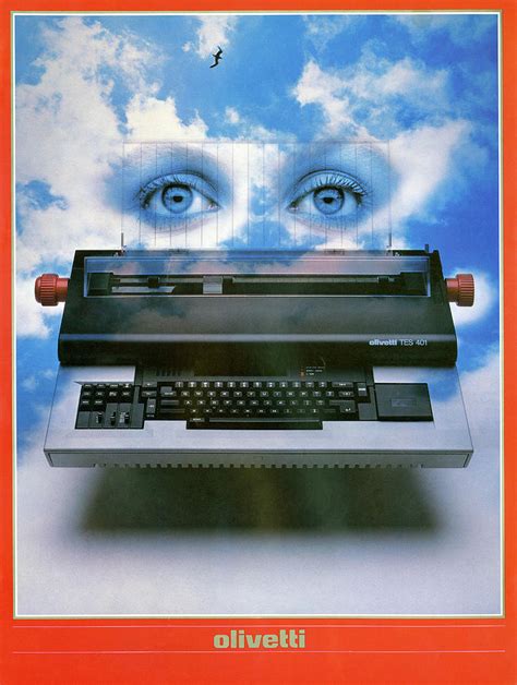 Ad Typewriter C1975 Drawing By Granger Pixels
