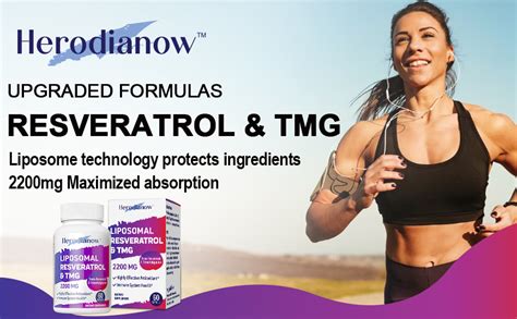 Amazon Herodianow Liposomal Resveratrol With Tmg Supplement