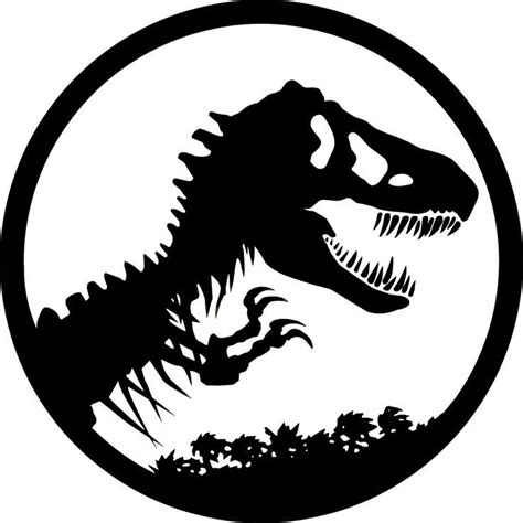 Jurassic Park T-Rex logo | JURASSIC PARK / WORLD | Pinterest Jurassic ...