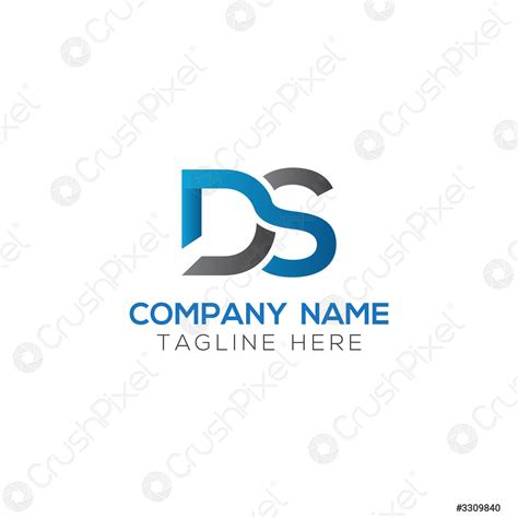 Initial DS Letter Logo With Creative Modern Business Typography Vector