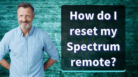 How Do I Reset My Spectrum Remote YouTube