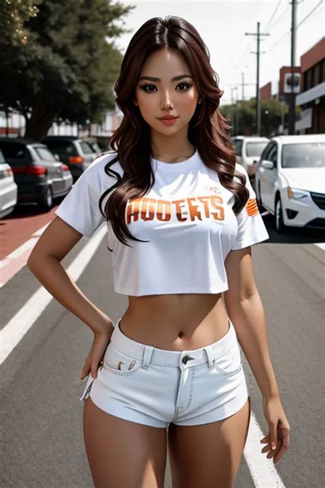 Dopamine Girl A K Photo Portrait Of Photorealistic Hooters Girl