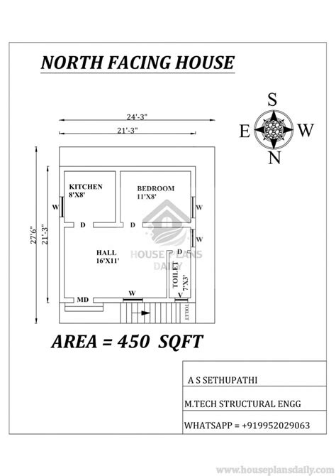 1 Bhk Floor Plan Drawing | Viewfloor.co