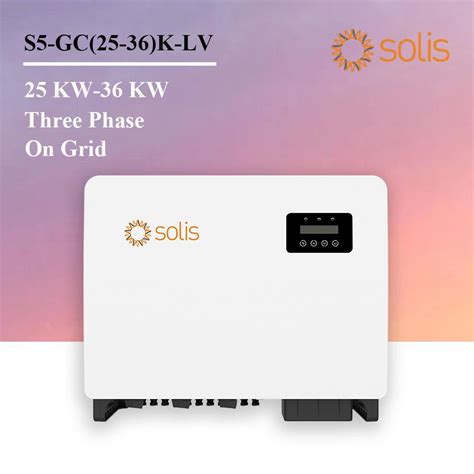 Solis Inverter On Grid Three Phase Dc To Ac Kw Kw Kw Solar