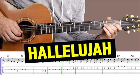 Hallelujah Easy Guitar Tutorial Melody Youtube