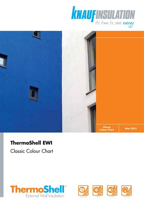 ThermoShell EWI Classic Colour Chart Insuheat Ltd