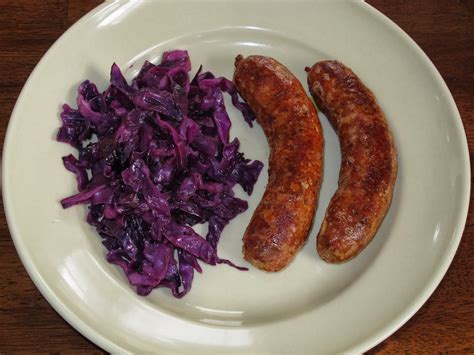 Kitchen Sink Diaries: Roasted Bratwurst with Cabbage