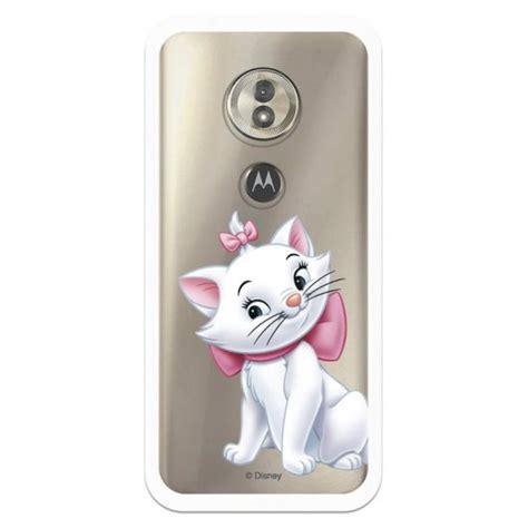 Funda Oficial Disney Marie Silueta Transparente Para Motorola Moto G