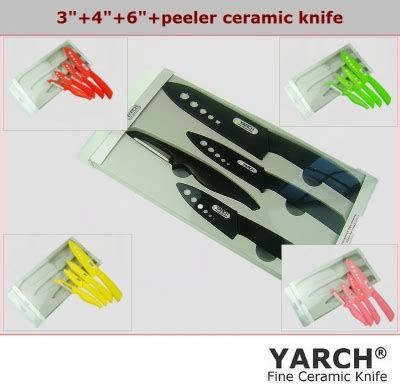 Yarch Simple Packaging Pcs Set Inch Inch Inch Peeler Ceramic