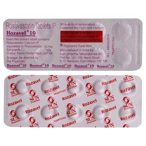 Rozavel Strip Of Tablets Amazon In Health Personal Care