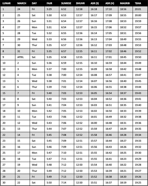 Ramadan Calendar Inx Prime