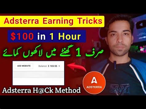 Adsterra Earning Trick With High Cpm In Adsterra High Cpm