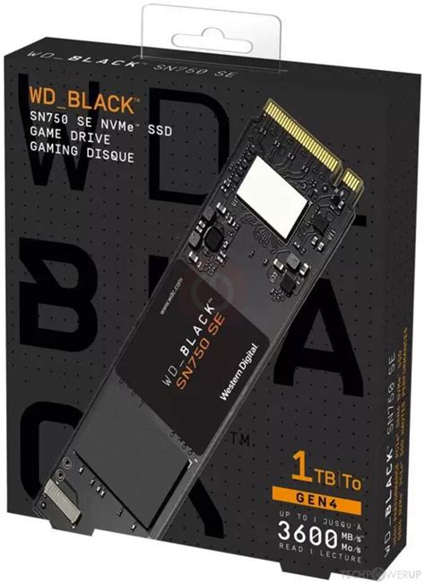 Western Digital Sn Se Tb Specs Techpowerup Ssd Database