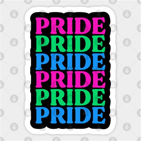 Pride Polysexual Flag Polysexual Sticker Teepublic