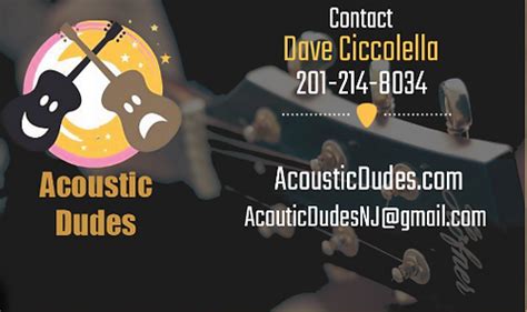 Book Acoustic Dudes Live Music Bergen County Nj