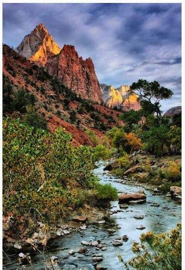 Solve Virgin River Zion National Park Utah Usa Jigsaw Puzzle Online