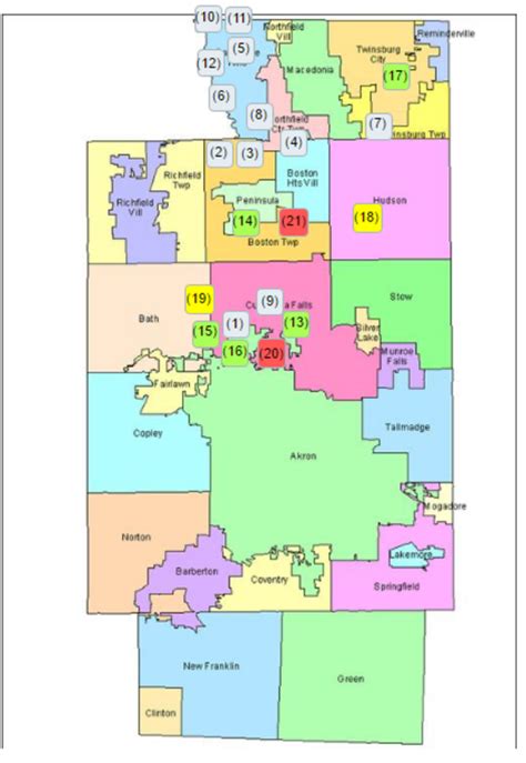 Summit County Map