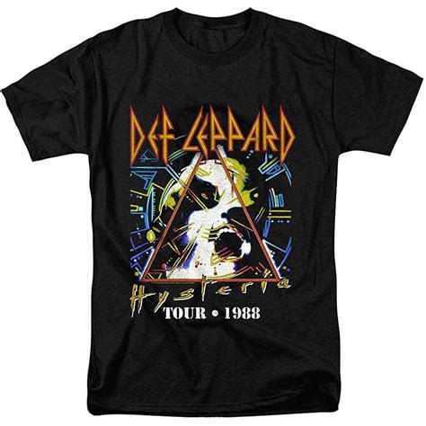 Jual Baju Kaos Def Leppard 1980s Heavy Hair Metal Band Rock Roll