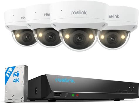 Amazon REOLINK 4K Security Camera System 4pcs 4K UHD IK10