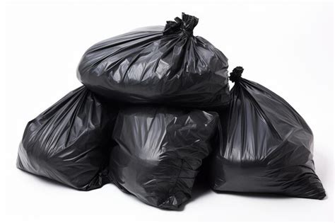 Premium Ai Image Isolated Waste Bags Generative Ai
