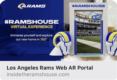 LA Rams hosts a tour of the new Rams House at SoFi Stadium | 8th Wall