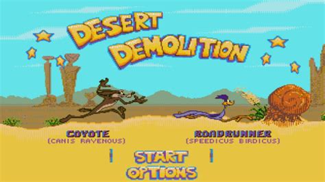 DESERT DEMOLITION SEGA GENESIS RETRO PLAY 66 YouTube