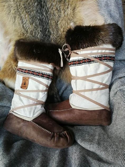 Canvas Moccasins Beaver Lotn Diy Moccasins Winter Moccasins Moccasins
