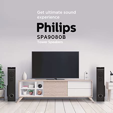 PHILIPS SPA 9080B Philips SPA8000B 94 Bluetooth Speaker 5 1 Channel