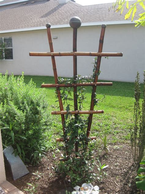 Bamboo Trellis Made By R Sousa Bamboo Trellis Garden Trellis Trellis