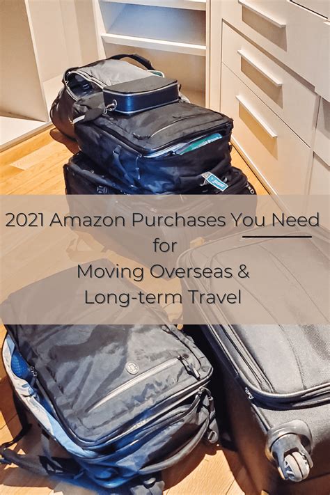 12 Amazon Must Haves You Need When Moving Overseas Or Travelling The World Moving Overseas