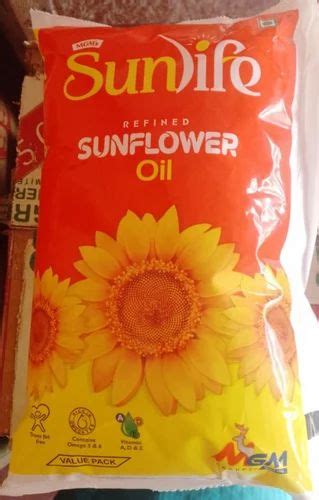 Sunlife Refined Sunflower Oil Gms Ml Box At Piece