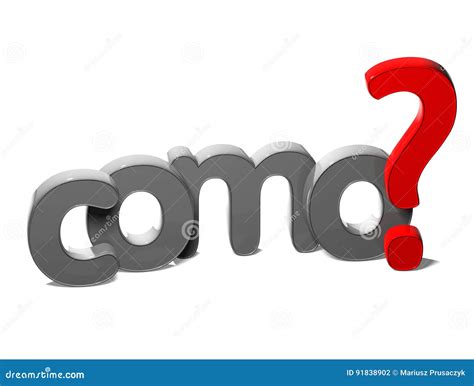 3D Question Word How In Spanish Language Como On White Background Royalty-Free Stock Image ...