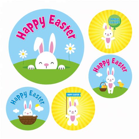 Easter Bunny Stickers