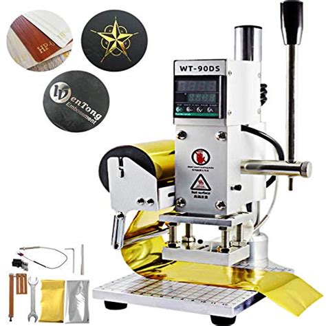 VEVOR Hot Foil Stamping Machine X Cm Upgraded Leather Bronzing Machine With Full Scale Card