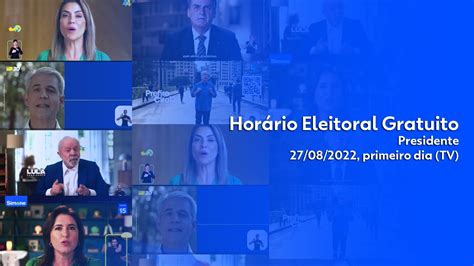 Horário Eleitoral Gratuito Candidatos A Presidente 1º Diatv 2708