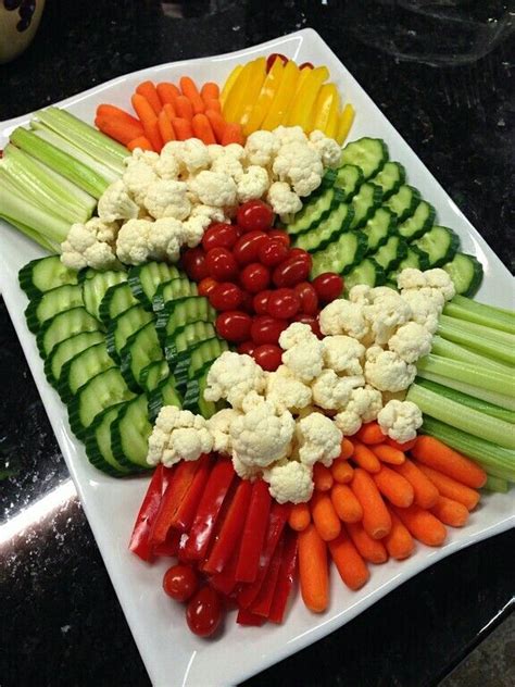 Good Arrangement For Fresh Veggies Vegetable Platter Party Food