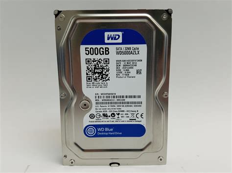 Used Western Digital WD Blue WD5000AZLX 500GB 3.5" SATA III Desktop ...