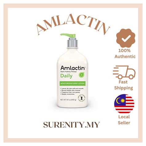 Amlactin Daily 12 Lactic Acid Moisturizing Lotion Shopee Malaysia