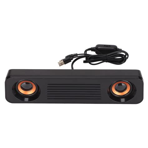 Sound Bar, TV Sound Bar with Subwoofer, 3.5mm Wired Speaker HiFi 360 ...