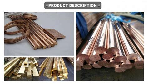 Pure Solid Copper Round Bar Brass Bronze Rod C1011 C1020 C1100 Astm B124