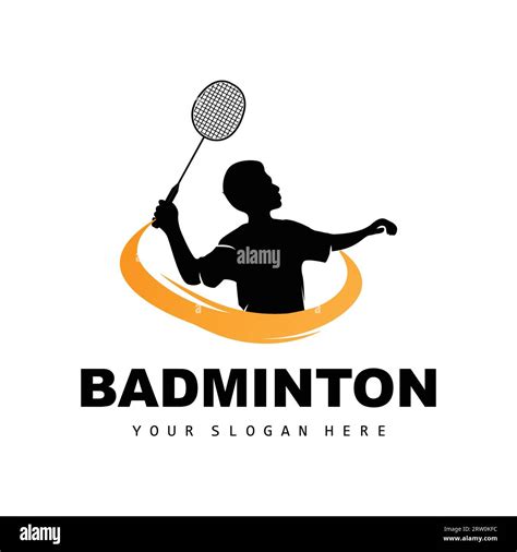 Logotipo De B Dminton Dise O De Rama Deportiva Vector Abstracto